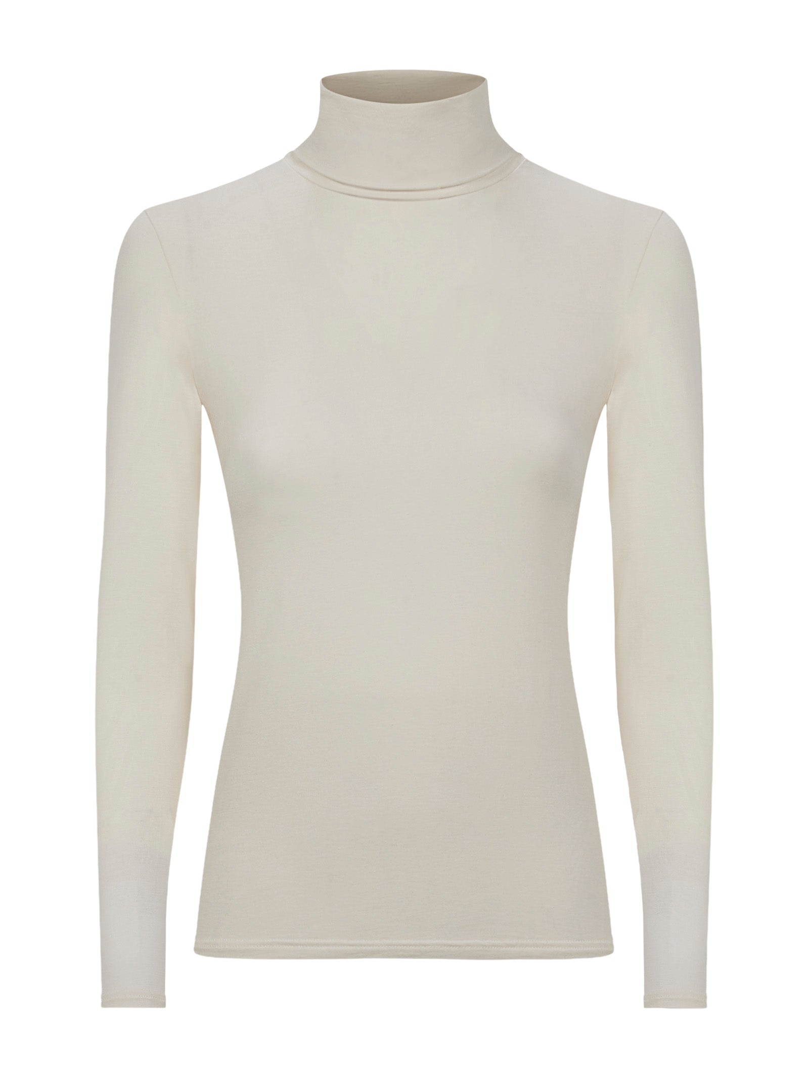 Maglietta con collo dolcevita in filato Tenderwool Grigi Donna - Ragno