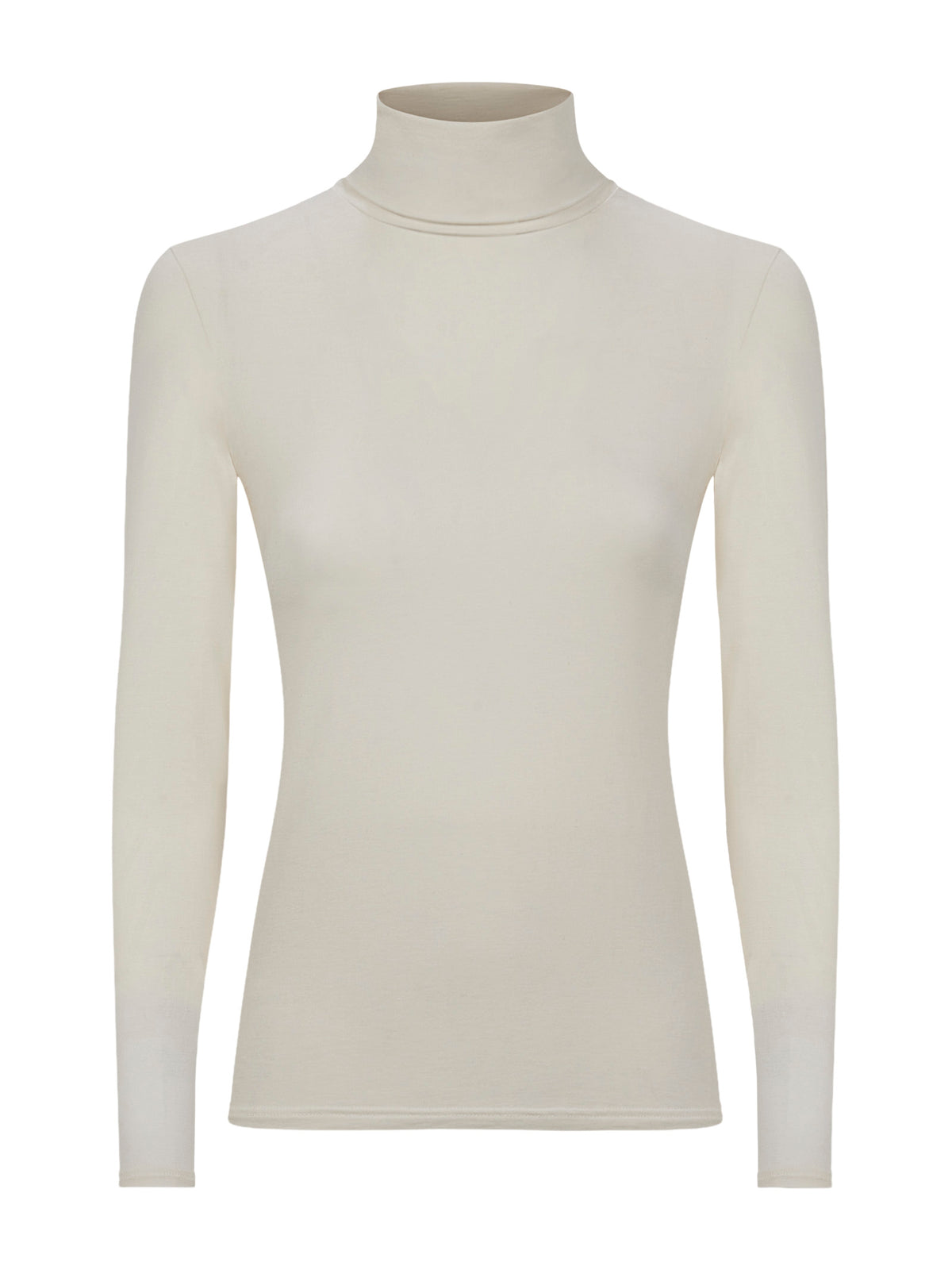 Maglietta con collo dolcevita in Tenderwool (86% Modal - 8% Lana Cashmere) Grigi Donna - Ragno