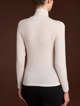 Maglietta con collo dolcevita in filato Tenderwool Grigi Donna - Ragno
