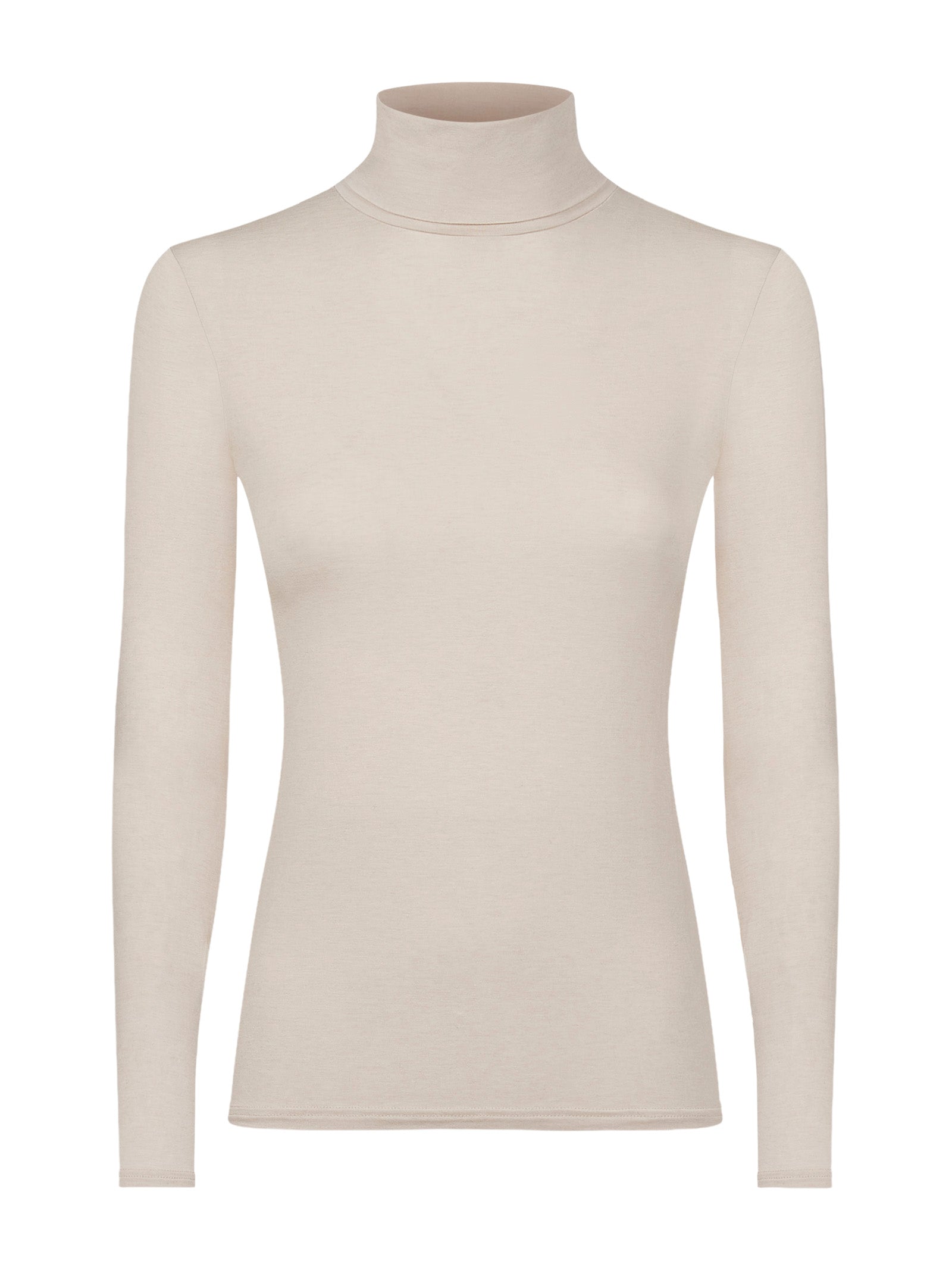 Maglietta con collo dolcevita in filato Tenderwool Grigi Donna - Ragno