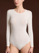 Body girocollo con manica lunga in tenderwool Grigi Donna - Ragno