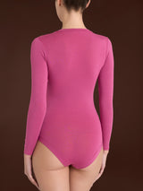 Body girocollo con manica lunga in tenderwool Rosa Donna - Ragno