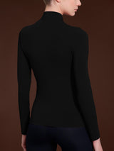 Maglietta con collo lupetto in Tenderwool (86% Modal - 8% Lana Cashmere) Marroni Donna - Ragno