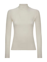 Maglietta con collo lupetto in filato Tenderwool Grigi Donna - Ragno