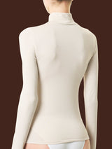 Maglietta con collo lupetto in filato Tenderwool Grigi Donna - Ragno