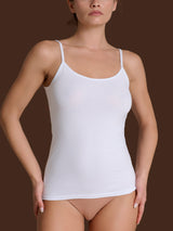beYOUtiful - Top in cotone elasticizzato extra fine Marroni Donna - Ragno