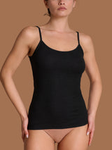 beYOUtiful - Top in cotone elasticizzato extra fine Neri Donna - Ragno