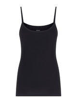 beYOUtiful - Top in cotone elasticizzato extra fine Neri Donna - Ragno