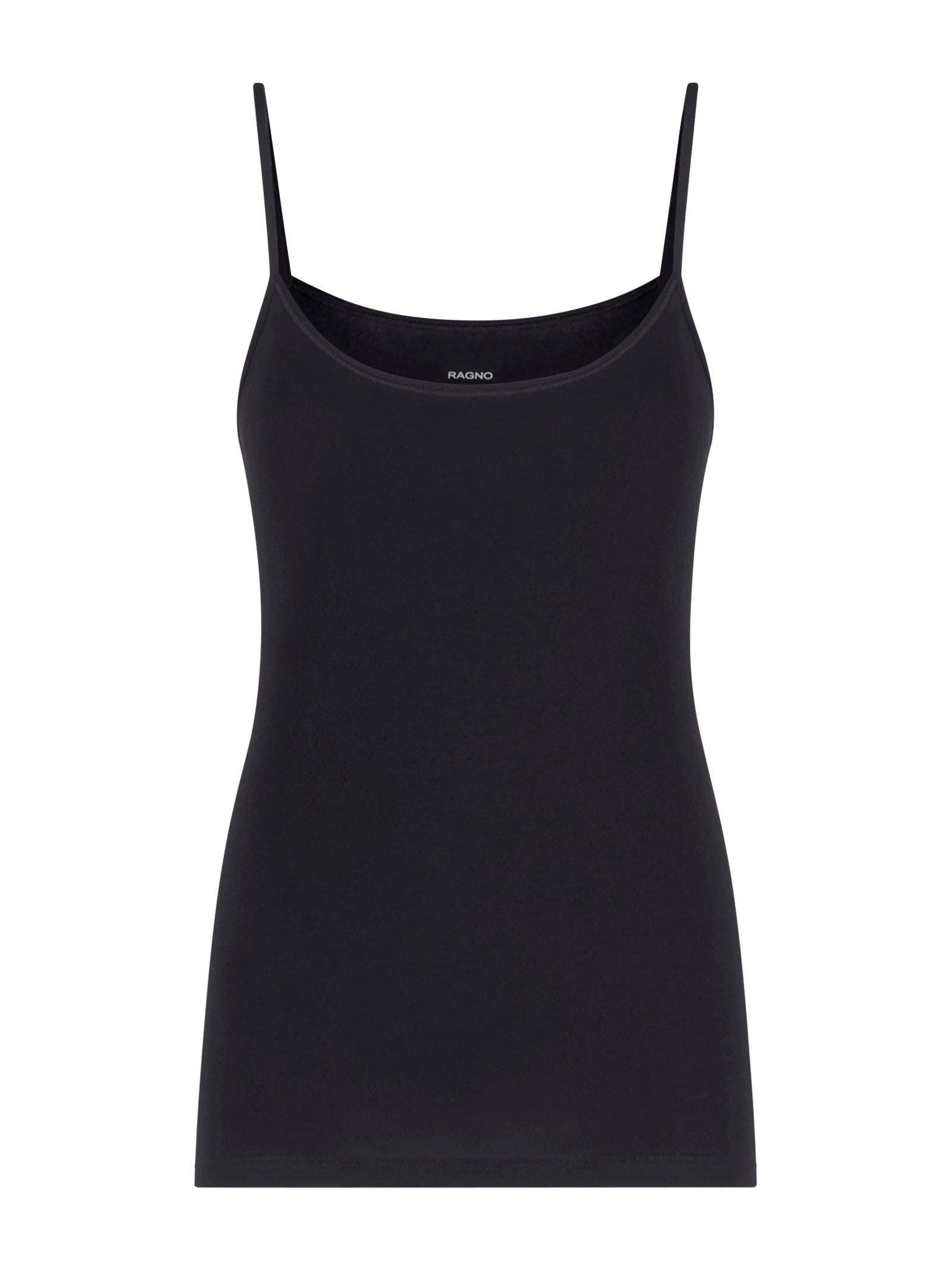 beYOUtiful - Top in cotone elasticizzato extra fine Neri Donna - Ragno