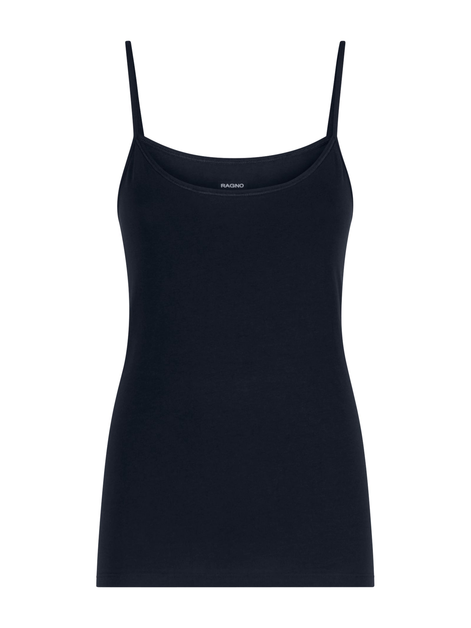 beYOUtiful - Top in cotone elasticizzato extra fine Blu Donna - Ragno