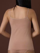 beYOUtiful - Top in cotone elasticizzato extra fine Marroni Donna - Ragno