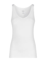 beYOUtiful - Canottiera in cotone elasticizzato extra fine Bianchi Donna - Ragno