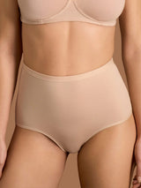 beYOUtiful - Slip alto in cotone elasticizzato extra fine Marroni Donna - Ragno