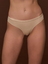 beYOUtiful - Slip brasiliano in cotone elasticizzato extra fine Marroni Donna - Ragno