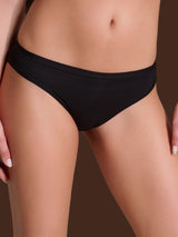 beYOUtiful - Slip in cotone elasticizzato extra fine Neri Donna - Ragno