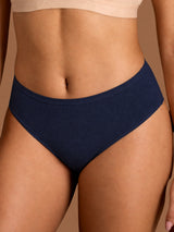 beYOUtiful - Slip alto in cotone elasticizzato extra fine Blu Donna - Ragno