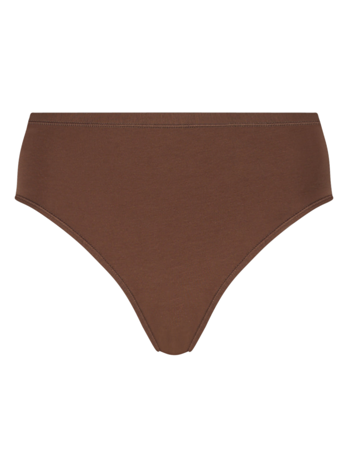 beYOUtiful - Slip alto in cotone elasticizzato extra fine Marroni Donna - Ragno