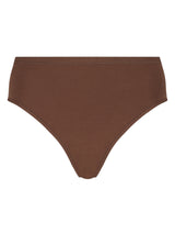 beYOUtiful - Slip alto in cotone elasticizzato extra fine Marroni Donna - Ragno