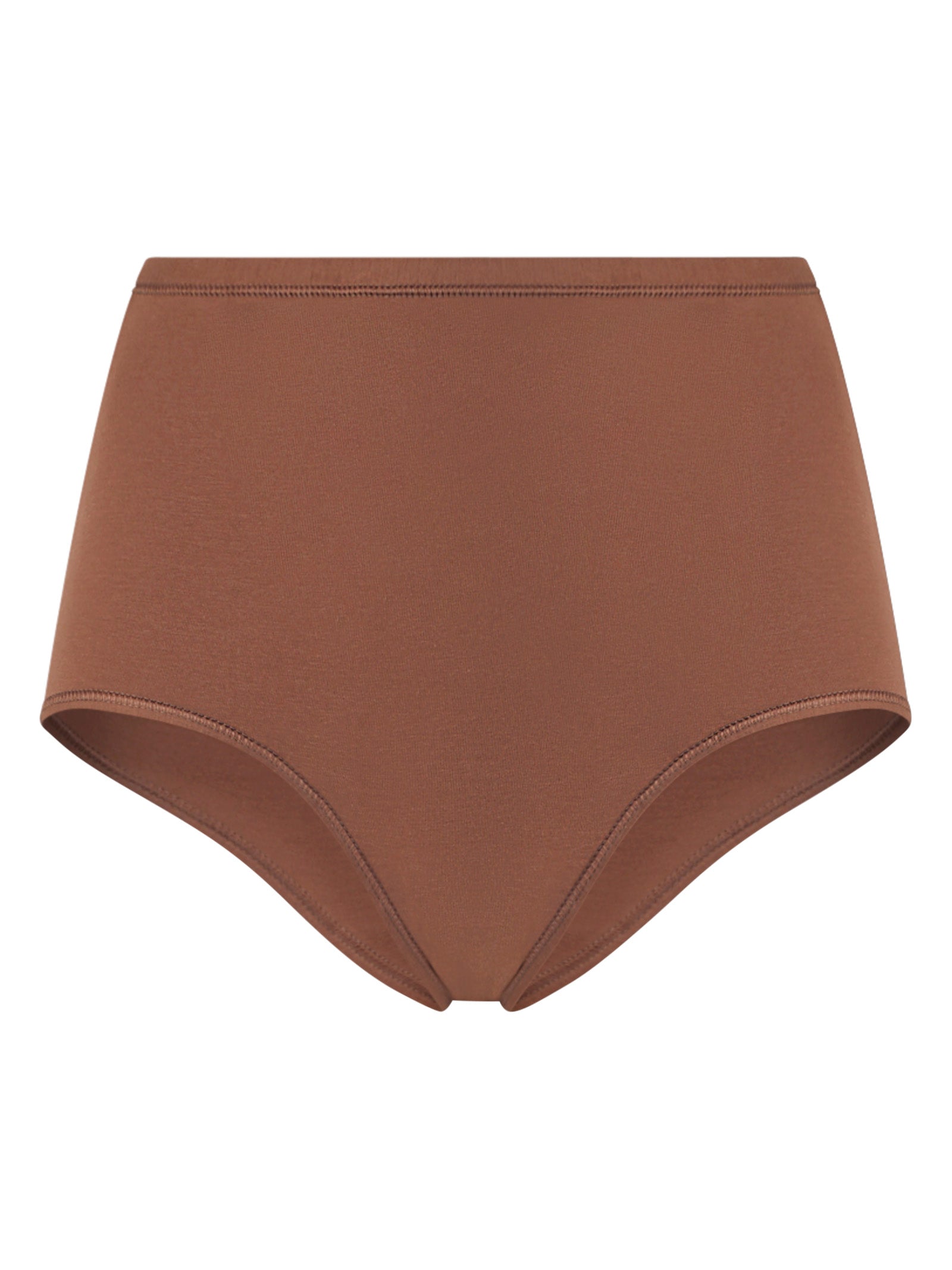 beYOUtiful - Slip maxi in cotone elasticizzato extra fine Marroni Donna - Ragno