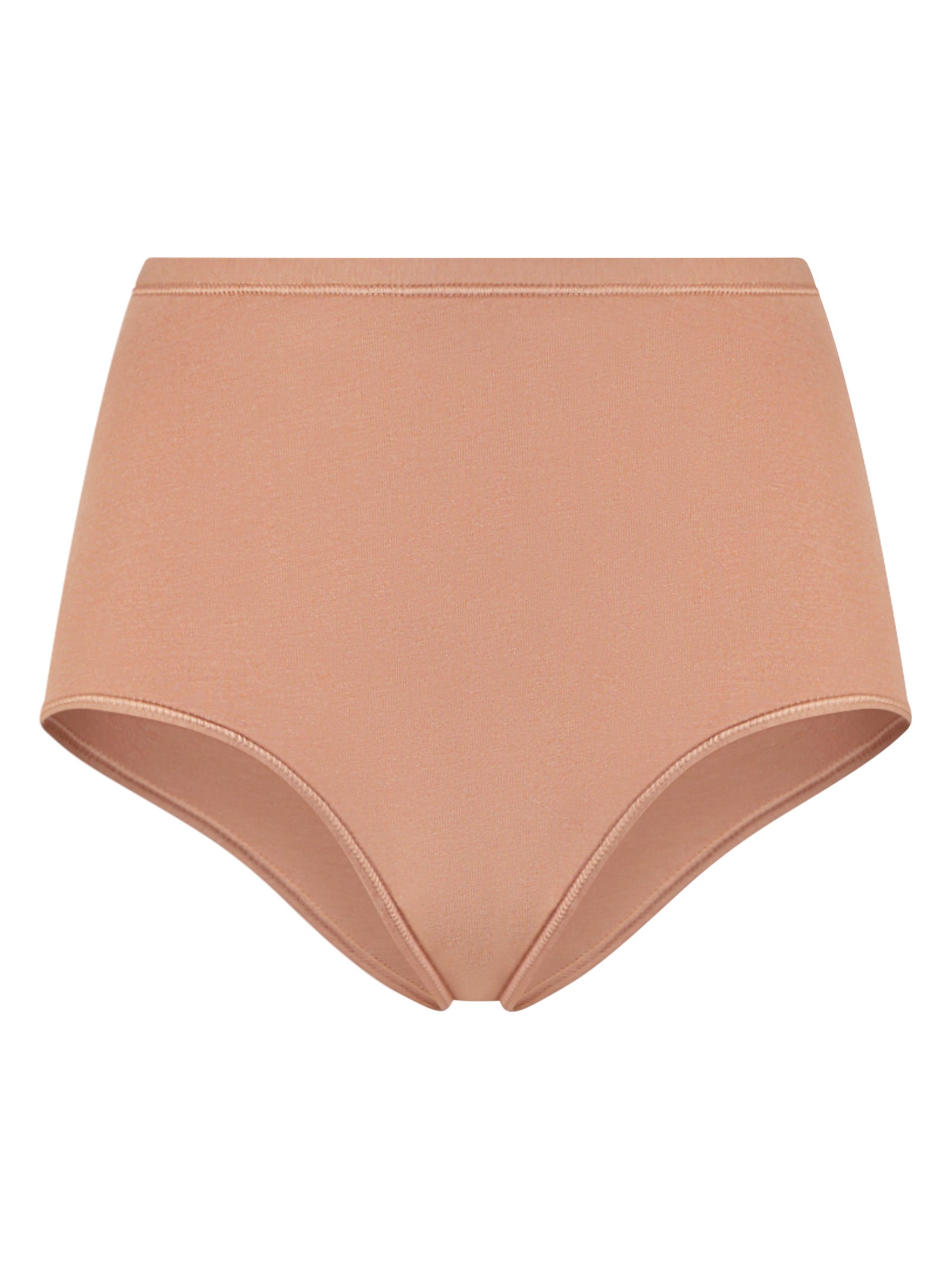 beYOUtiful - Slip maxi in cotone elasticizzato extra fine Marroni Donna - Ragno