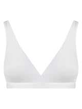 beYOUtiful Bralette - Reggiseno in cotone elasticizzato extra fine Bianchi Donna - Ragno