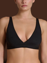 beYOUtiful Bralette - Reggiseno in cotone elasticizzato extra fine Neri Donna - Ragno