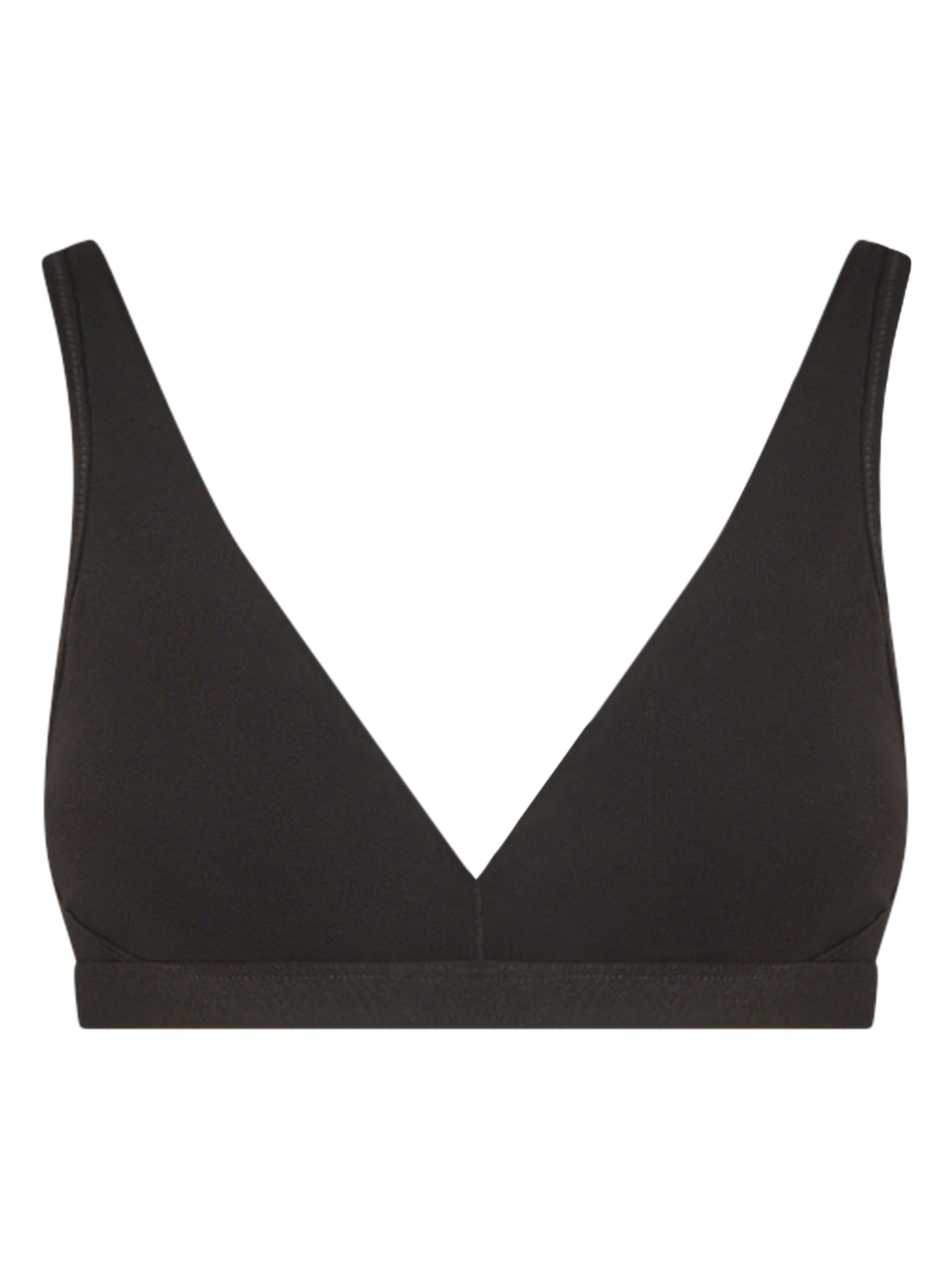 beYOUtiful Bralette - Reggiseno in cotone elasticizzato extra fine Neri Donna - Ragno