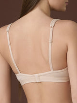 beYOUtiful Bralette - Reggiseno in cotone elasticizzato extra fine Bianchi Donna - Ragno