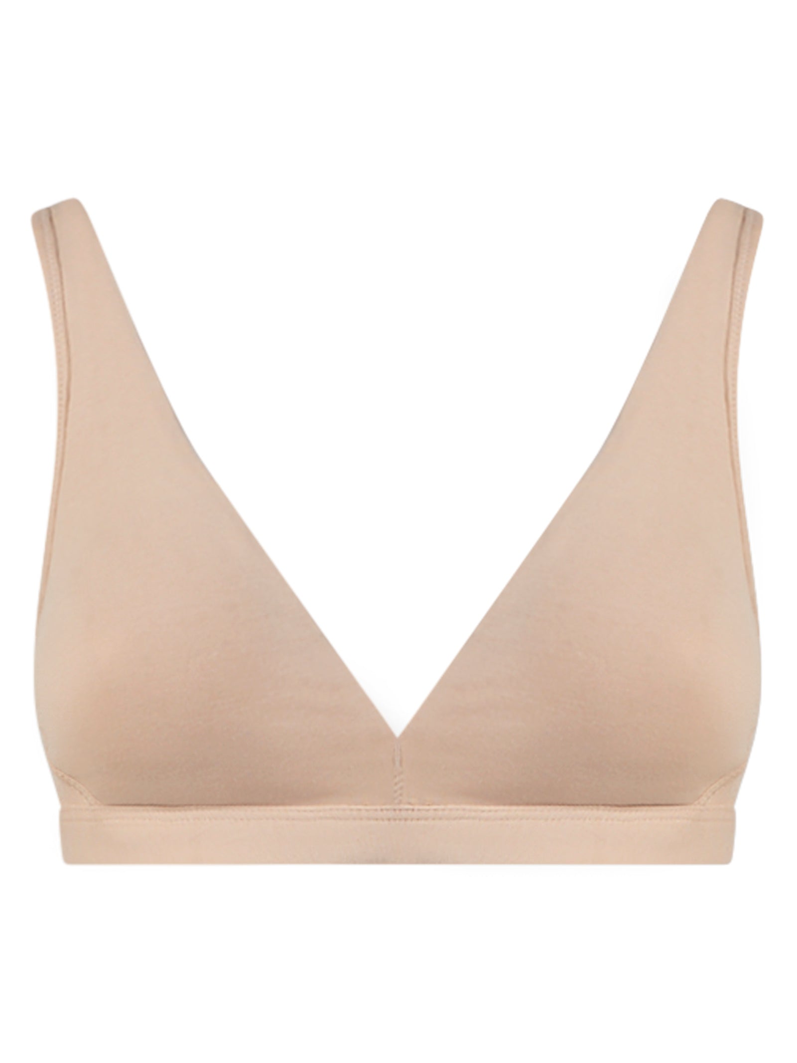 beYOUtiful Bralette - Reggiseno in cotone elasticizzato extra fine Marroni Donna - Ragno