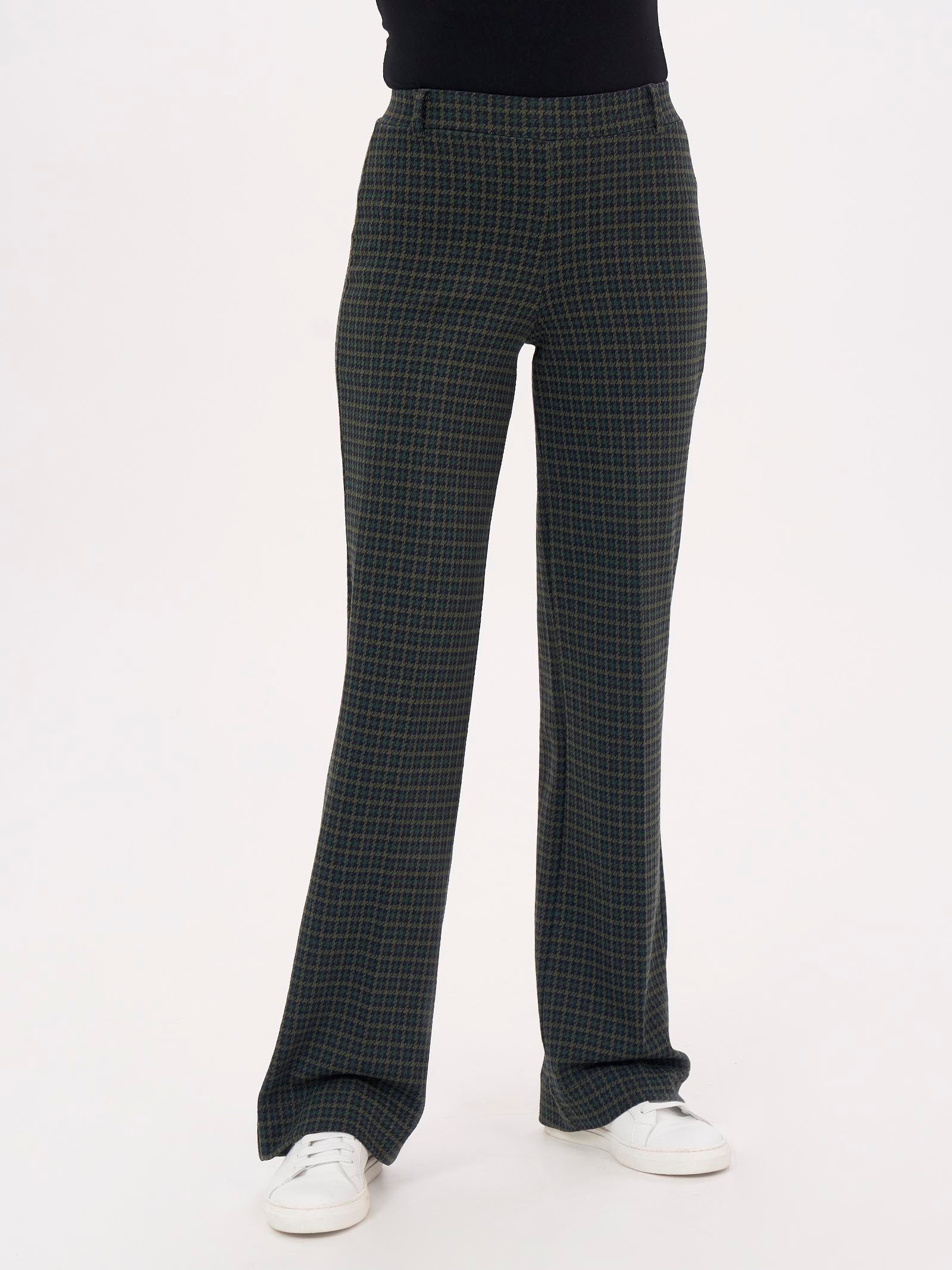 Pantalone ampio in tessuto Eco Jacquard -  - Ragno