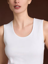Thermo Cotton - Canottiera smanicata in caldo cotone  Bianchi Donna - Ragno