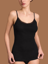 Thermo Cotton - Top in caldo cotone  Neri Donna - Ragno