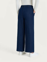 Jeans ampio alla caviglia con tasche in 4 Seasons Denim  Blu Donna - Ragno