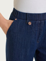 Jeans a carota in 4 Seasons Denim  Blu Donna - Ragno