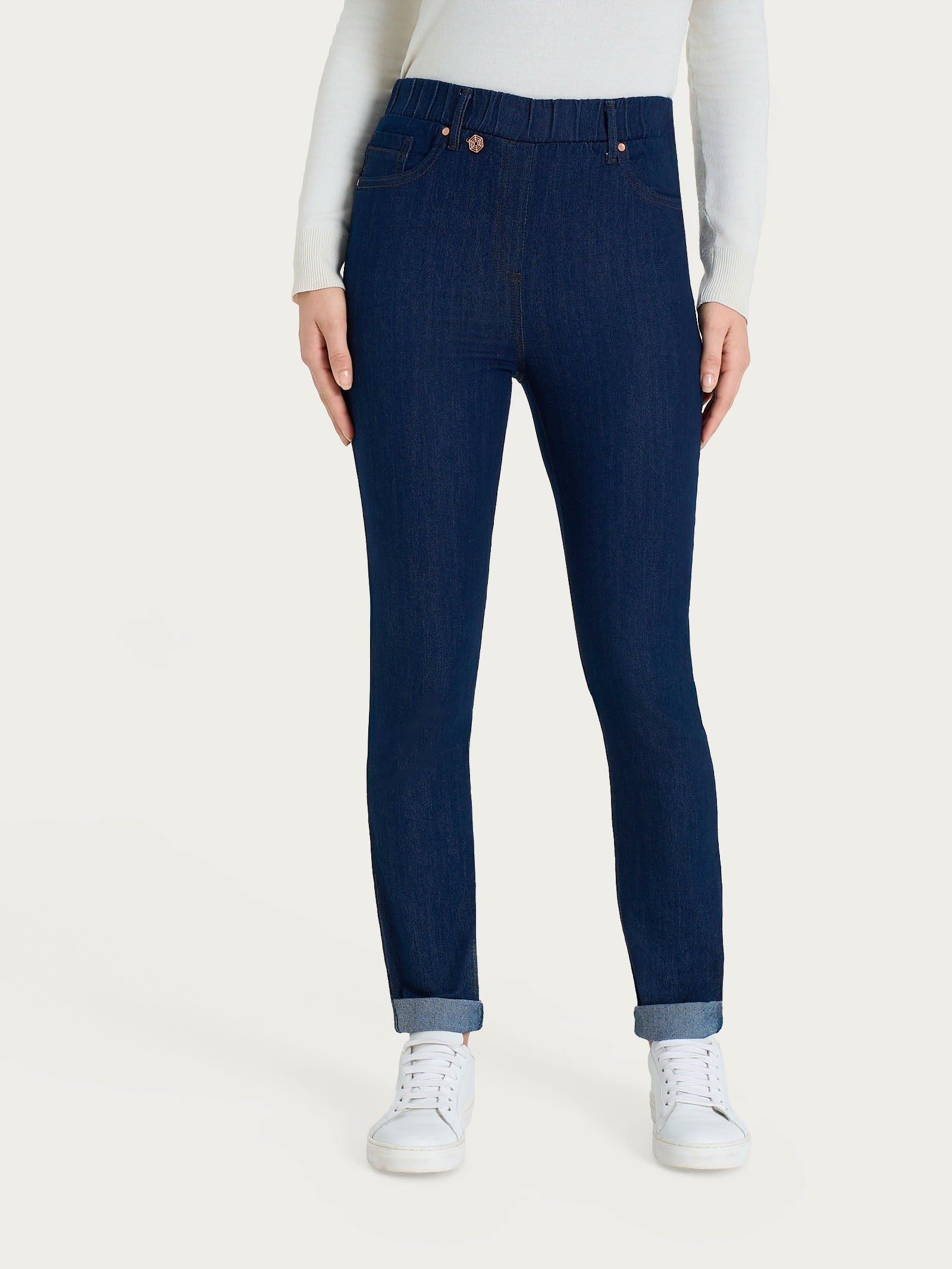 Jeans a 5 tasche in 4 Seasons Denim  Blu Donna - Ragno