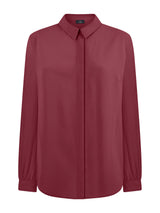 Camicia a manica lunga in Ecoseta Rossi Donna - Ragno