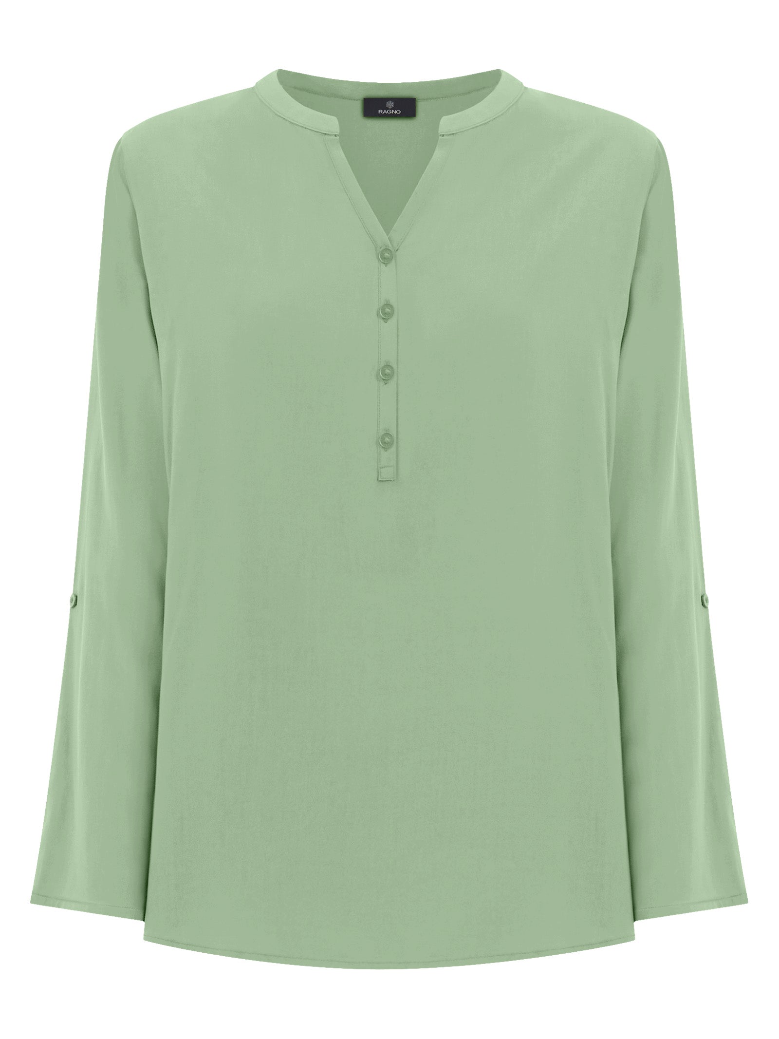 Blusa con Collo Serafino in EcoSeta -  - Ragno