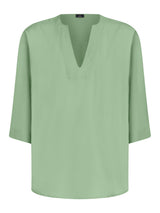 Blusa con scollo a V in EcoSeta -  - Ragno