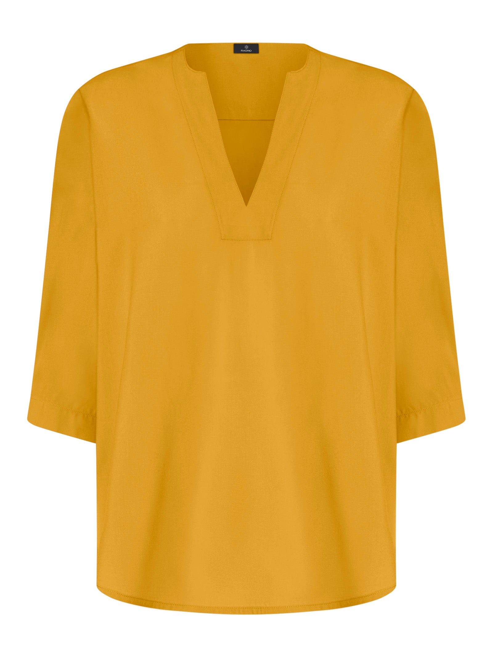 Blusa con scollo a V in EcoSeta -  - Ragno