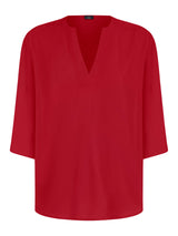 Blusa con scollo a V in EcoSeta -  - Ragno