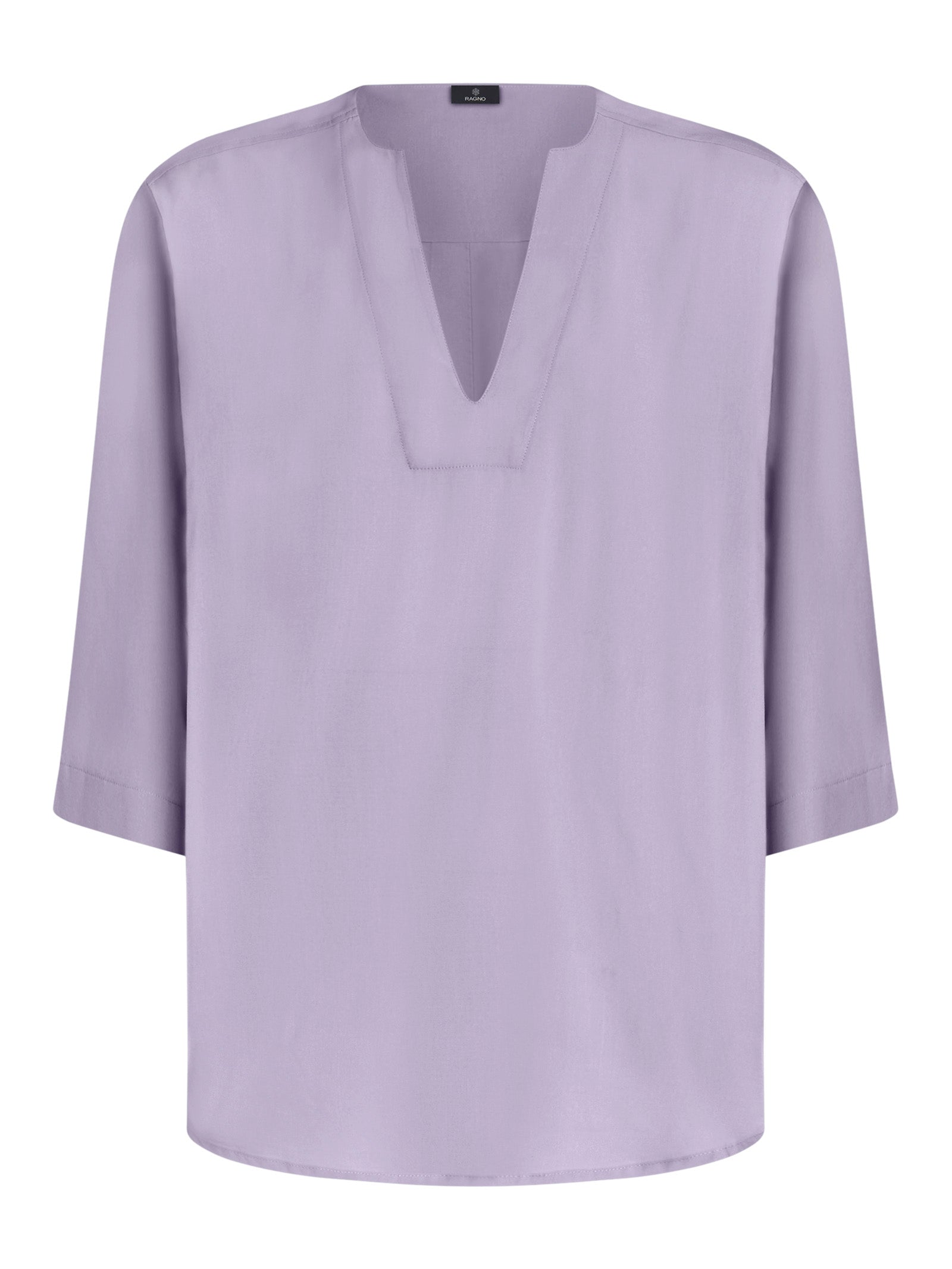 Blusa con scollo a V in EcoSeta -  - Ragno