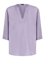 Blusa con scollo a V in EcoSeta -  - Ragno