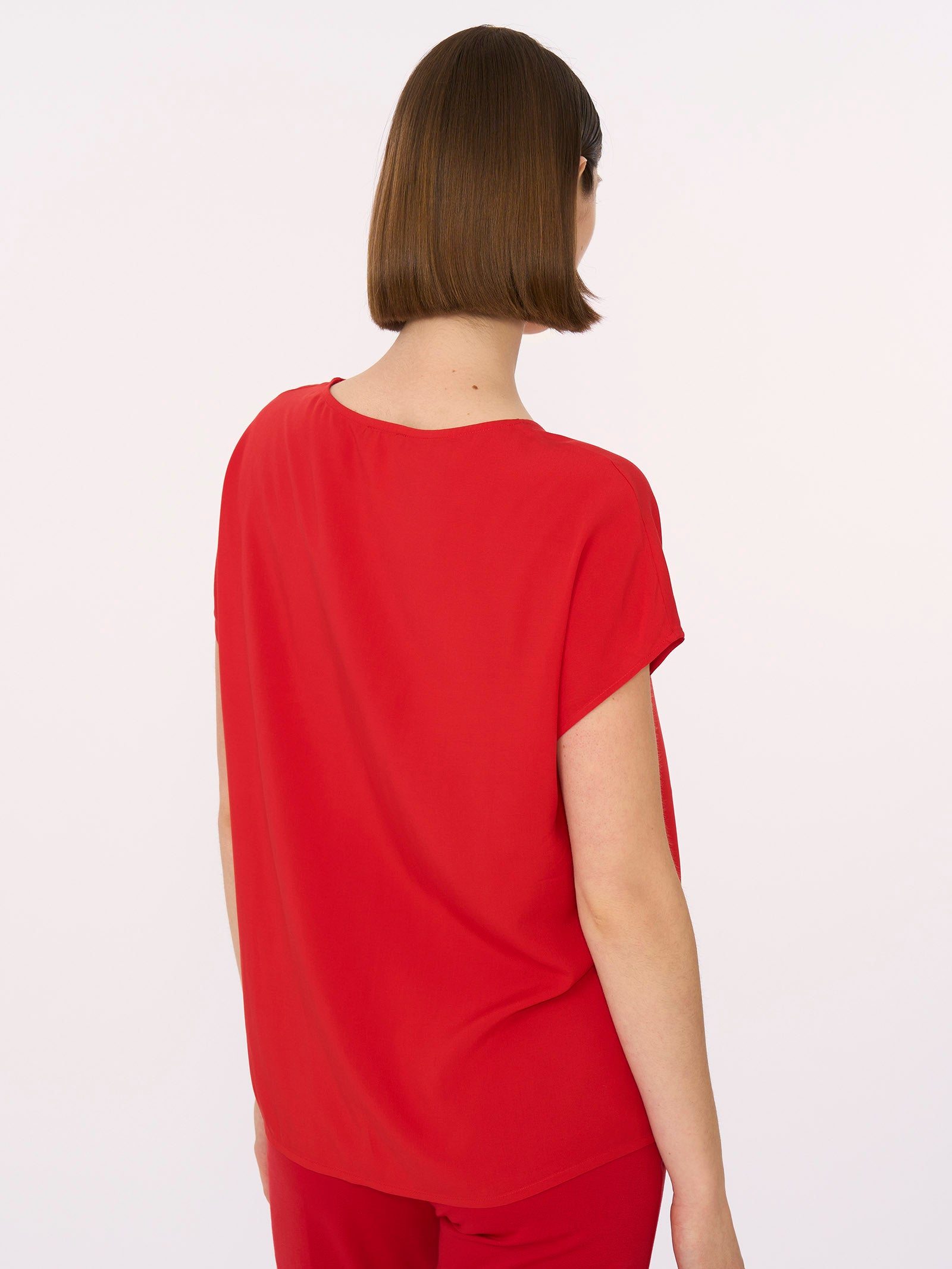 Blusa con Manica Kimono in Ecoseta -  - Ragno