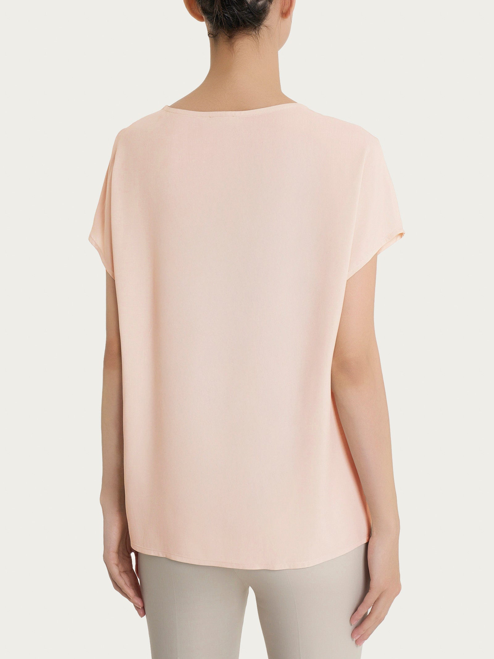 Blusa con manica Kimono in Ecoseta Rosa Donna - Ragno