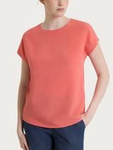 Blusa con manica Kimono in Ecoseta Rosa Donna - Ragno