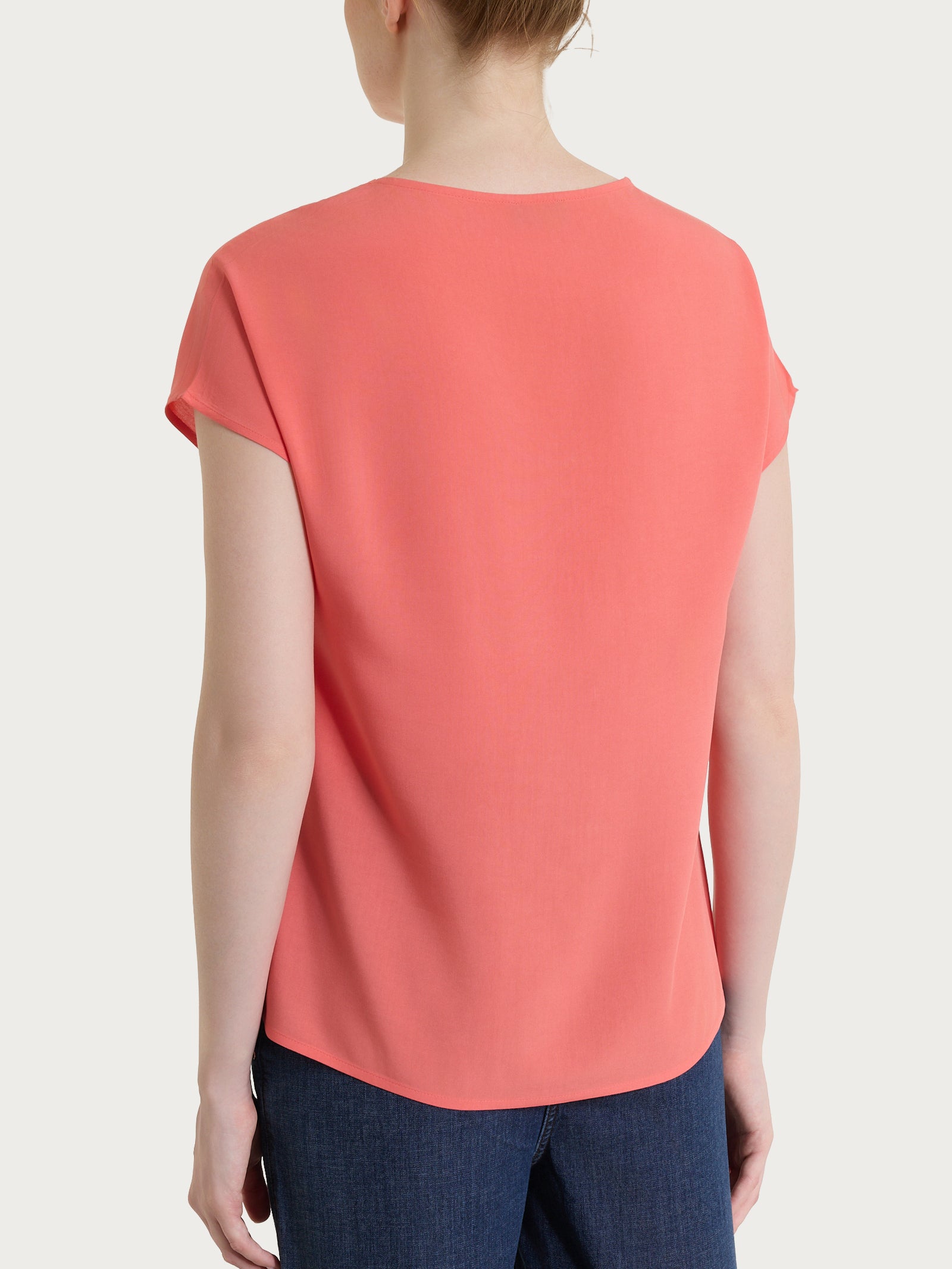 Blusa con manica Kimono in Ecoseta Rosa Donna - Ragno