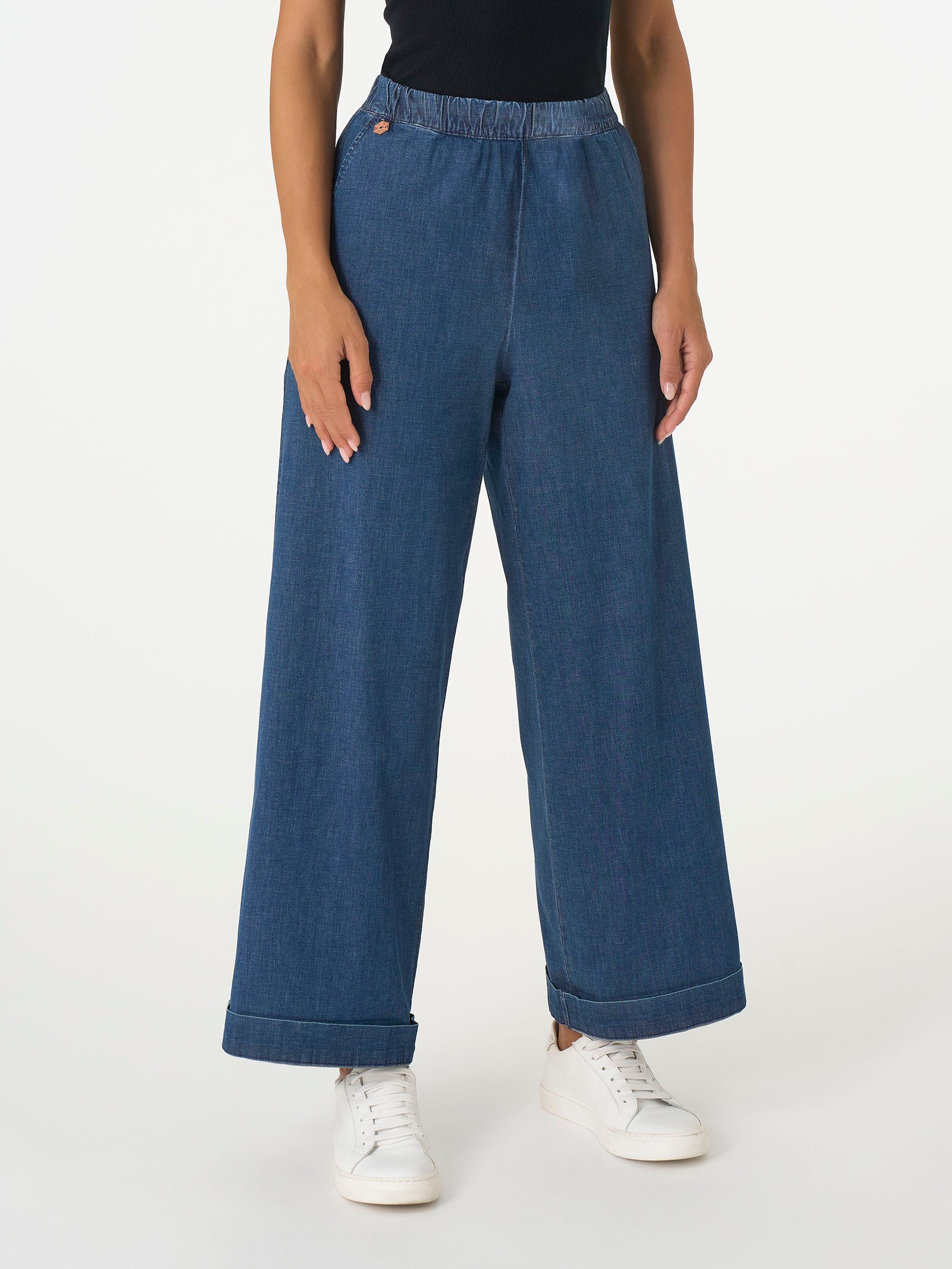 Jeans Cropped in Super Light Denim -  - Ragno