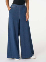 Jeans a Palazzo in Super Light Denim -  - Ragno