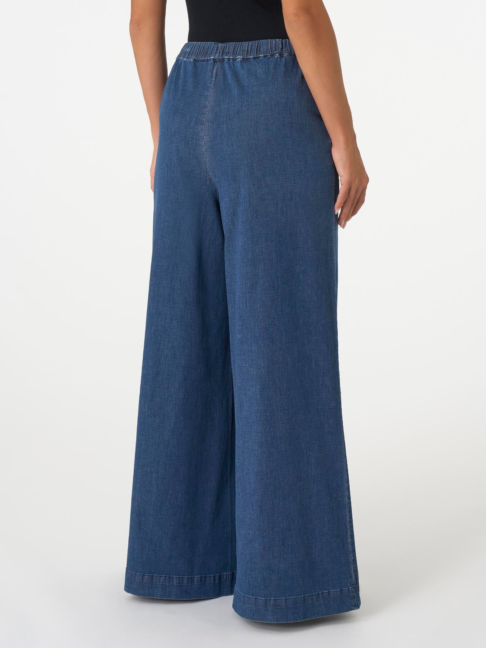 Jeans a Palazzo in Super Light Denim -  - Ragno