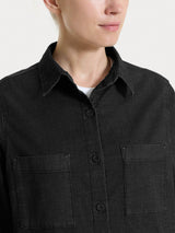 Shacket En Super Light Denim Negro Mujer - Ragno